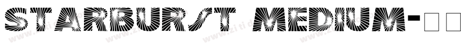 Starburst Medium字体转换